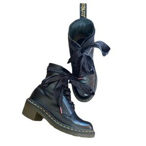Dr Martens Clemency ~ Smooth Leather Heeled Boot